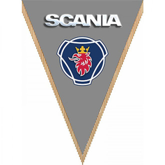 Треугольный автомобильный вымпел SKYWAY SCANIA