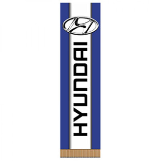 Прямоугольный автомобильный вымпел SKYWAY HYUNDAI