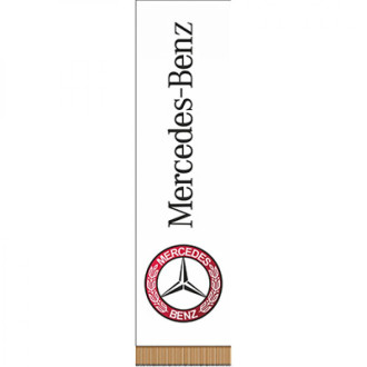 Прямоугольный автомобильный вымпел SKYWAY Mersedes-Benz
