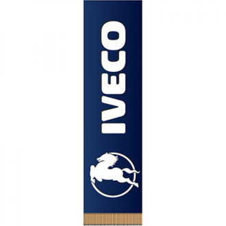 Прямоугольный автомобильный вымпел SKYWAY IVECO С ЛОГО