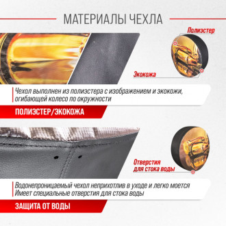 Чехол запасного колеса SKYWAY Пуля