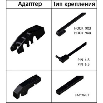 Каркасная щетка стеклоочистителя SKYWAY SK-430