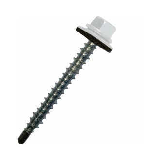 Кровельный оцинкованный саморез STARFIX 4,8x19 мм, RAL 9003, 5 кг