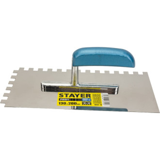 Штукатурная зубчатая гладилка STAYER Profi