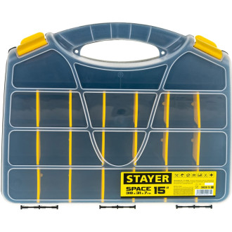 Пластиковый органайзер STAYER SPACE-15