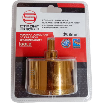 Алмазная коронка по керамике и стеклу Strong СТК-06700068