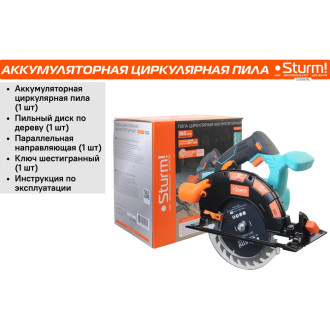 Аккумуляторная циркулярная пила Sturm 1BatterySystem