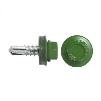 Кровельный саморез swfs 4.8х51 RAL-6002 250 шт.