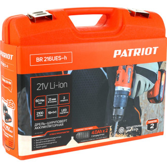 Аккумуляторная дрель-шуруповерт Patriot BR 216Li UES-h