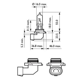 Автолампа PHILIPS 9005PRB1