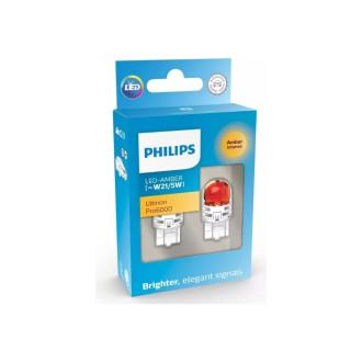 Автолампа PHILIPS W21/5W, W3х16q