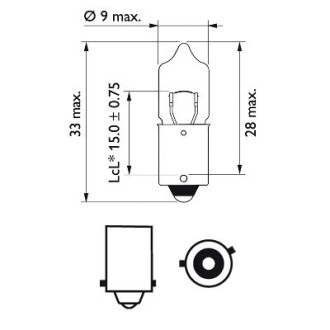 Автолампа PHILIPS 12036B2