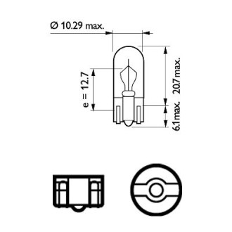 Автолампа PHILIPS 12256B2