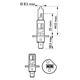 Автолампа PHILIPS 12258LLECOS2