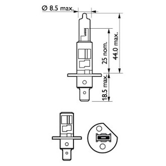 Автолампа PHILIPS 12258SPC1
