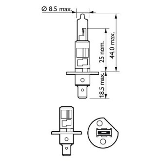 Автолампа PHILIPS 12258VPB1