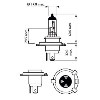 Автолампа PHILIPS X-tremeVision Pro150