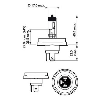 Автолампа PHILIPS 12475B1