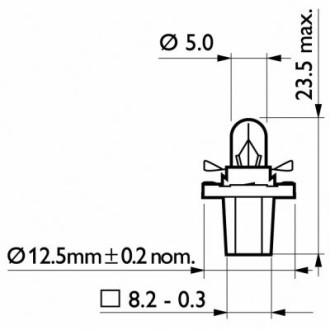 Автолампа PHILIPS 12598B2