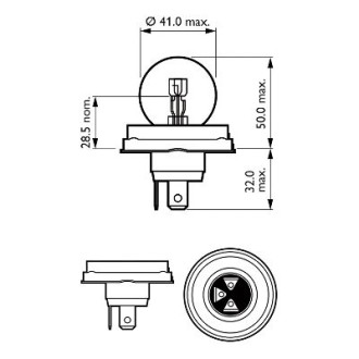 Автолампа PHILIPS 12620B1
