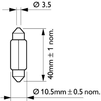 Автолампа PHILIPS 12866B2