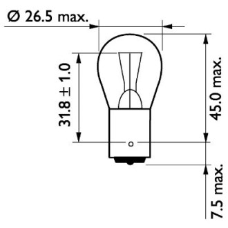 Автолампа PHILIPS 13498B2
