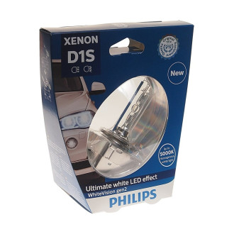 Автолампа PHILIPS D1S 35 PK32d-2 XENON WHITE VISION gen2 5000К 85V /1/2