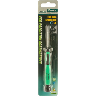 Антистатическая отвертка Pro'sKit SD-083-H1.5