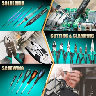 Универсальный набор инструментов для электроники Pro'sKit PK-1700NB