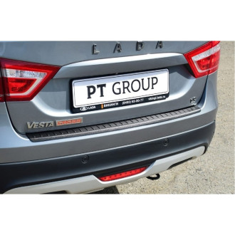 Накладка на задний бампер для LADA Vesta SW Cross 2017- г.в. PT Group 01410401 LSC111301