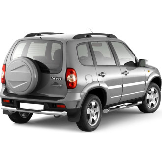 Рейлинги CHEVROLET Niva 2002-20/ LADA Niva 2020-Черный муар PT Group 02010702 LNV551501