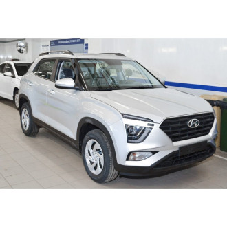 Рейлинги PT Group Черный Муар HYUNDAI Creta 2021-