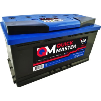 Аккумуляторная батарея Quick Master SP 6СТ-100 (L)-(1) 780А, 353x175x190