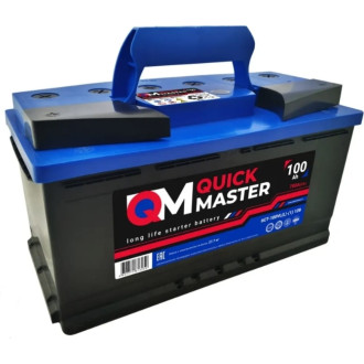 Аккумуляторная батарея Quick Master SP 6СТ-100 (L)-(1) 780А, 353x175x190