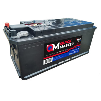 Аккумуляторная батарея для грузового авто Quick Master SP 6ст-190 (L)-(3) 1200 А