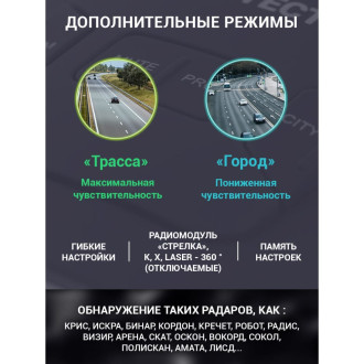 Автомобильный сигнатурный радар-детектор ROADGID 1044756