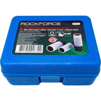 Набор головок ударных тонкостенных Rockforce RF-4035