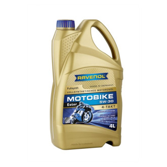 Моторное масло RAVENOL Motobike 4-T Ester SAE 5W-30 new