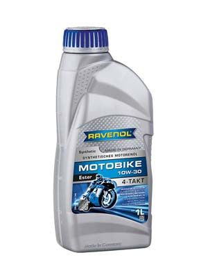 Моторное масло RAVENOL Motobike 4-T Ester 10W-30