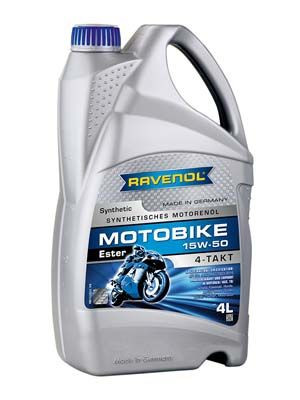 Моторное масло RAVENOL Motobike 4-T Ester SAE 15W-50 4 л