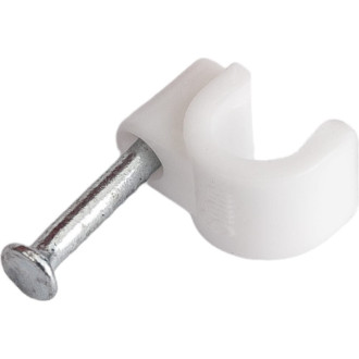 Круглая пластиковая скоба REXANT 07-4005-20
