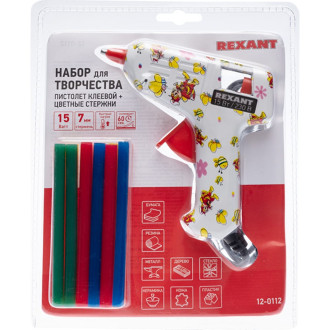 Малый клеевой пистолет REXANT 12-0112