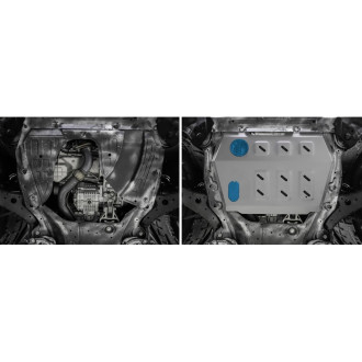 Штампованная защита картера и КПП для Changan UNI-K 2020-н.в., Rival 333.8908.1
