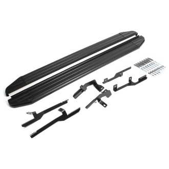 Пороги Hyundai Tucson 15-18 18-/Kia Sportage 16-18 Rival Premium-Black