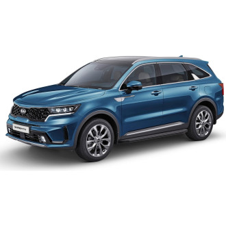 Пороги на автомобиль для Kia Sorento IV 2020-н.в. Rival Premium-Black