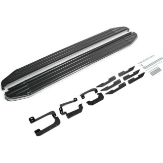 Пороги на автомобиль exeed lx/chery tiggo 7/7, pro/8/8, pro/8, pro max Rival premium