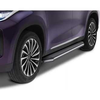 Пороги на автомобиль Rival premium для exeed txl 2020-н.в. Rival A180ALP.0907.1