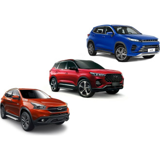 Пороги на авто exeed lx/chery tiggo 7/7, pro/8/8, pro/8, pro max Rival bmw-style