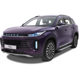 Пороги на авто Rival bmw-style круг exeed txl 2020-н.в. Rival D180AL.0907.1