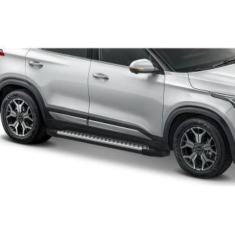 Пороги на автомобиль для Kia Seltos 2020-н.в./Soul III 2019-н.в. Rival Bmw-Style
